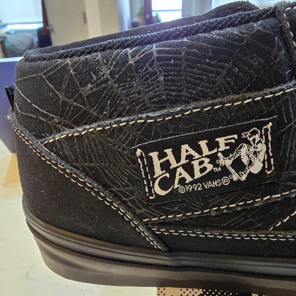 Vans "Skate Half Cab Web" Sneakers BLACK Skate Shoes MENS 10 NEW VN0A2Z34Y39 - Picture 6 of 16